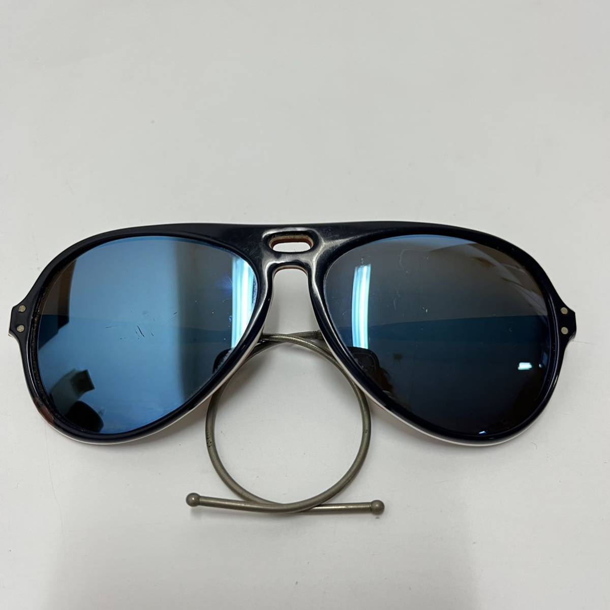 VINTAGE SOLAR FRANCE フランス製 サングラス 眼鏡 メガネ アイウェア ミラーレンズ ヴィンテージ 希少【レターパックプラス郵送可】#137拍卖