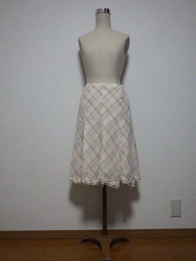 any sis 膝丈 フレアー スカート 467拍卖