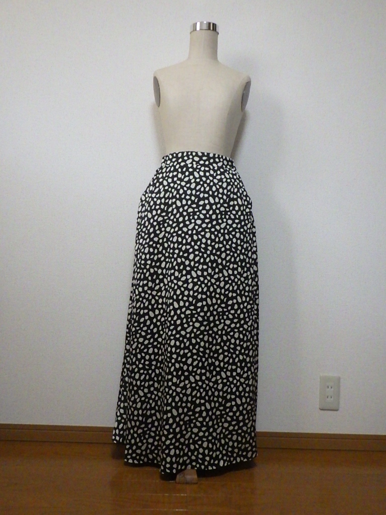 GLOBAL WARK アニマル柄 フレアー ロング スカート 507拍卖