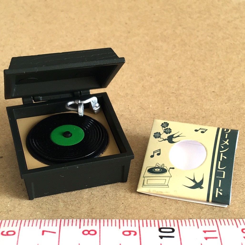 レコードプレーヤー レトロ調 ミニチュア品 はいから大正ロマン邸 リーメント ぷちサンプル拍卖