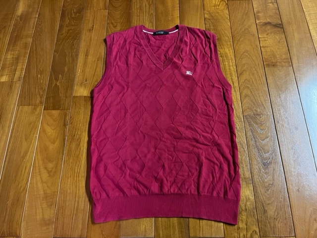 バーバリーブラックレーベル ニットベスト b573拍卖