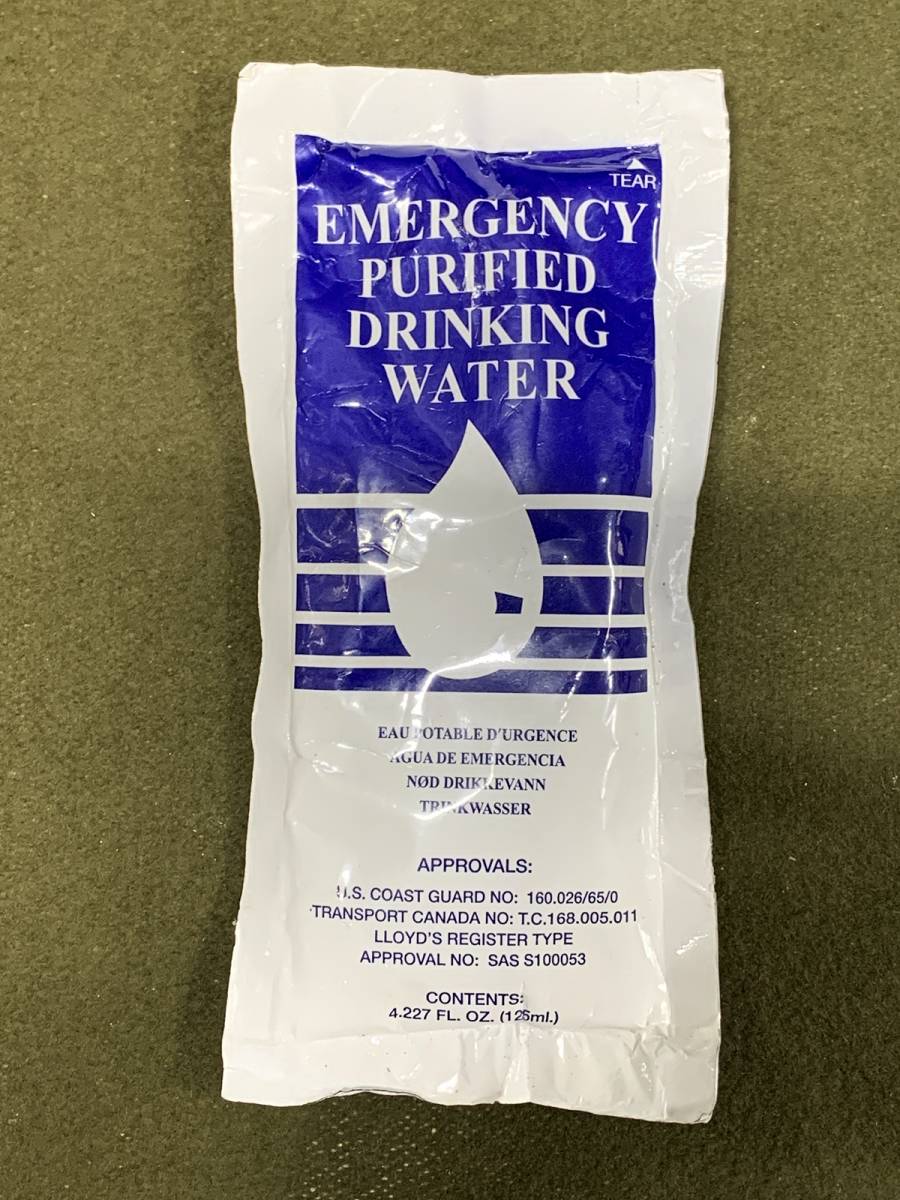 #1. 米軍放出品実物 エマージェンシーウォーター(EMERGENCY WATER).空挺部隊2023/09/25拍卖