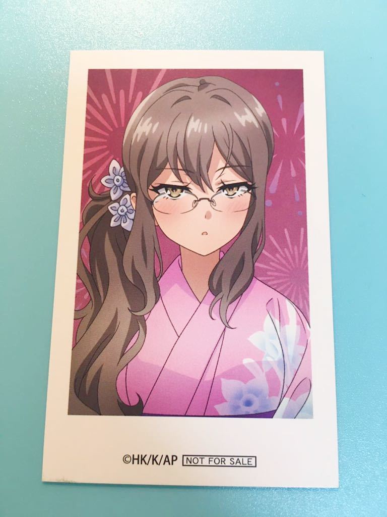 双葉理央【青春ブタ野郎はバニーガール先輩の夢を見ない おでかけシスター】映画 ポップアップショップ マルイ 特典 カード拍卖