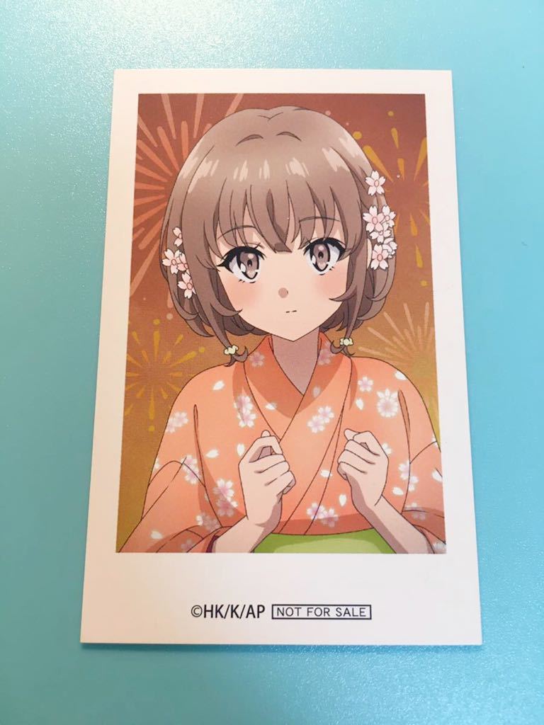 梓川花楓【青春ブタ野郎はバニーガール先輩の夢を見ない おでかけシスター】映画 ポップアップショップ マルイ 特典 カード拍卖