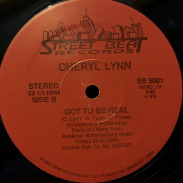 Cheryl Lynn / Got To Be Real拍卖