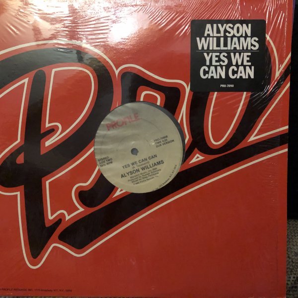 Alyson Williams / Yes We Can Can拍卖