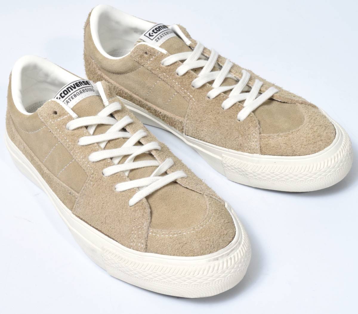 未使用 CONVERSE SKATEBOARDING コンバース スケートボーディング SK OX スエード スニーカー 23cm レディース拍卖