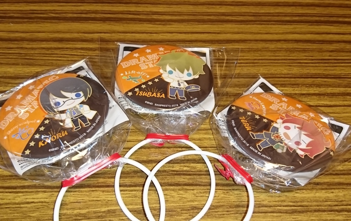 アイドルマスター SideM サンリオデザインプロデュース 缶バッジ アイマス DRAMATIC STARS 天道輝 桜庭薫 柏木翼拍卖