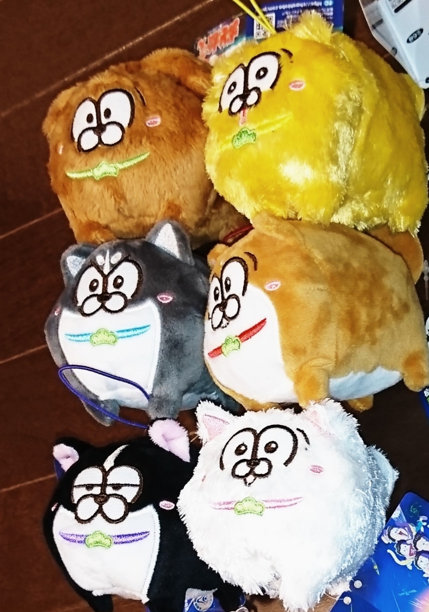 おそ松さん 松犬 マスコット おそ松 カラ松 チョロ松 十四松 一松 トド松拍卖