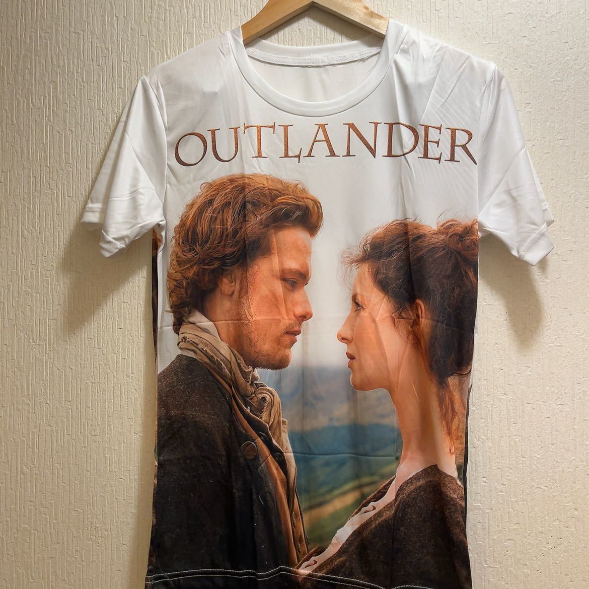 新品★ホワイト★海外ドラマ★アウトランダー★Tシャツ★ユニセックス★M拍卖