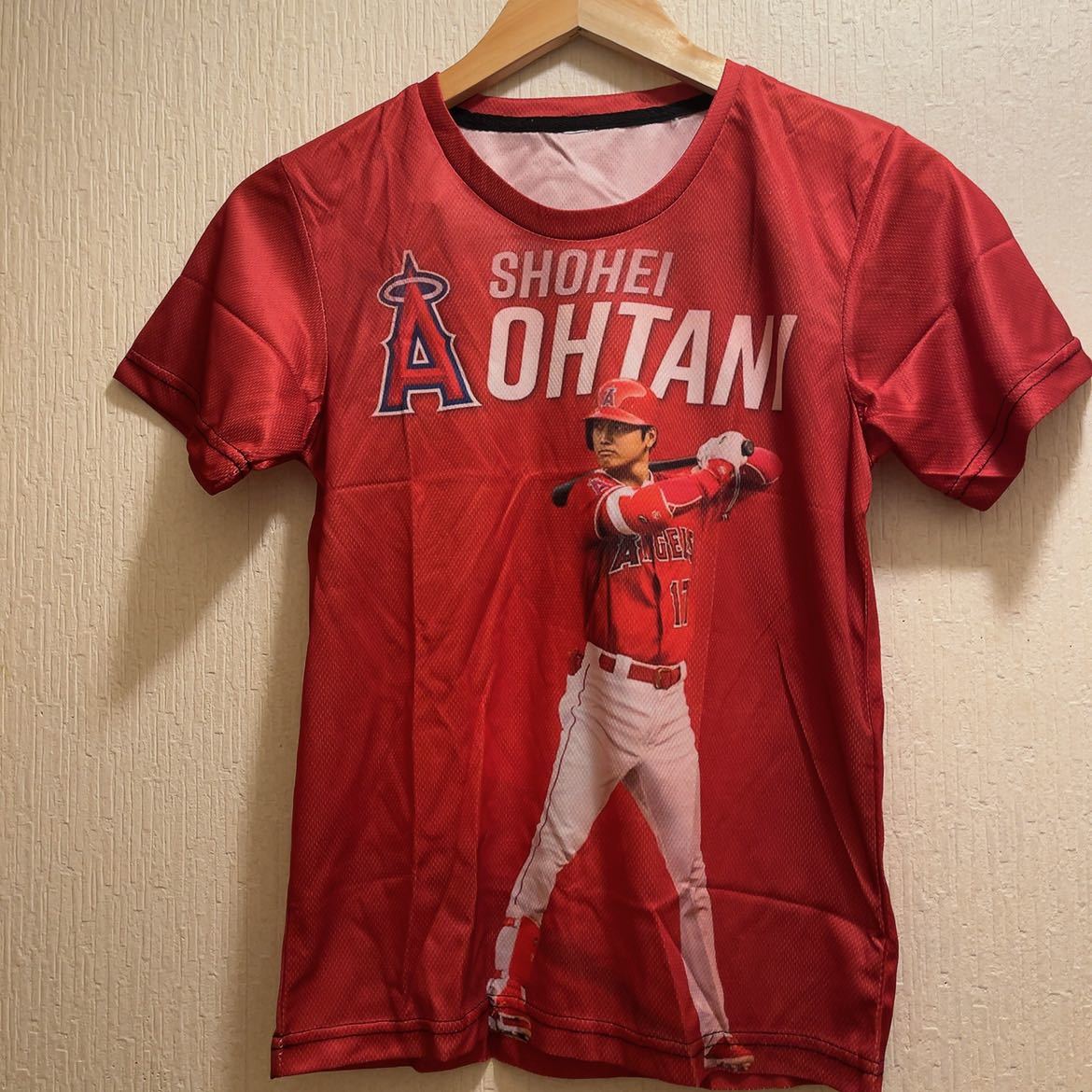新品★レッド★ロサンゼルスエンジェルス★大谷翔平★Tシャツ★ユニセックス★M拍卖