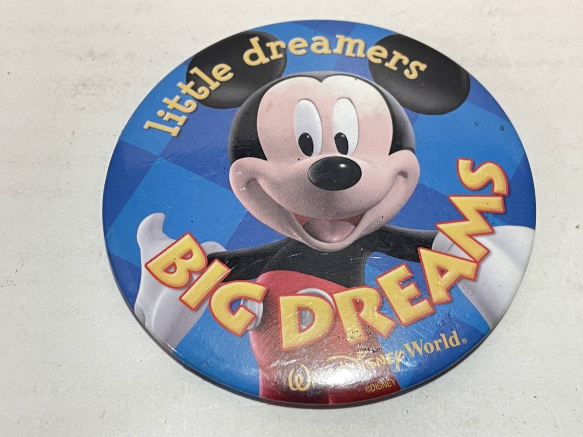 ミッキーマウス BIG DREAMS ディズニーワールド 缶バッチ拍卖
