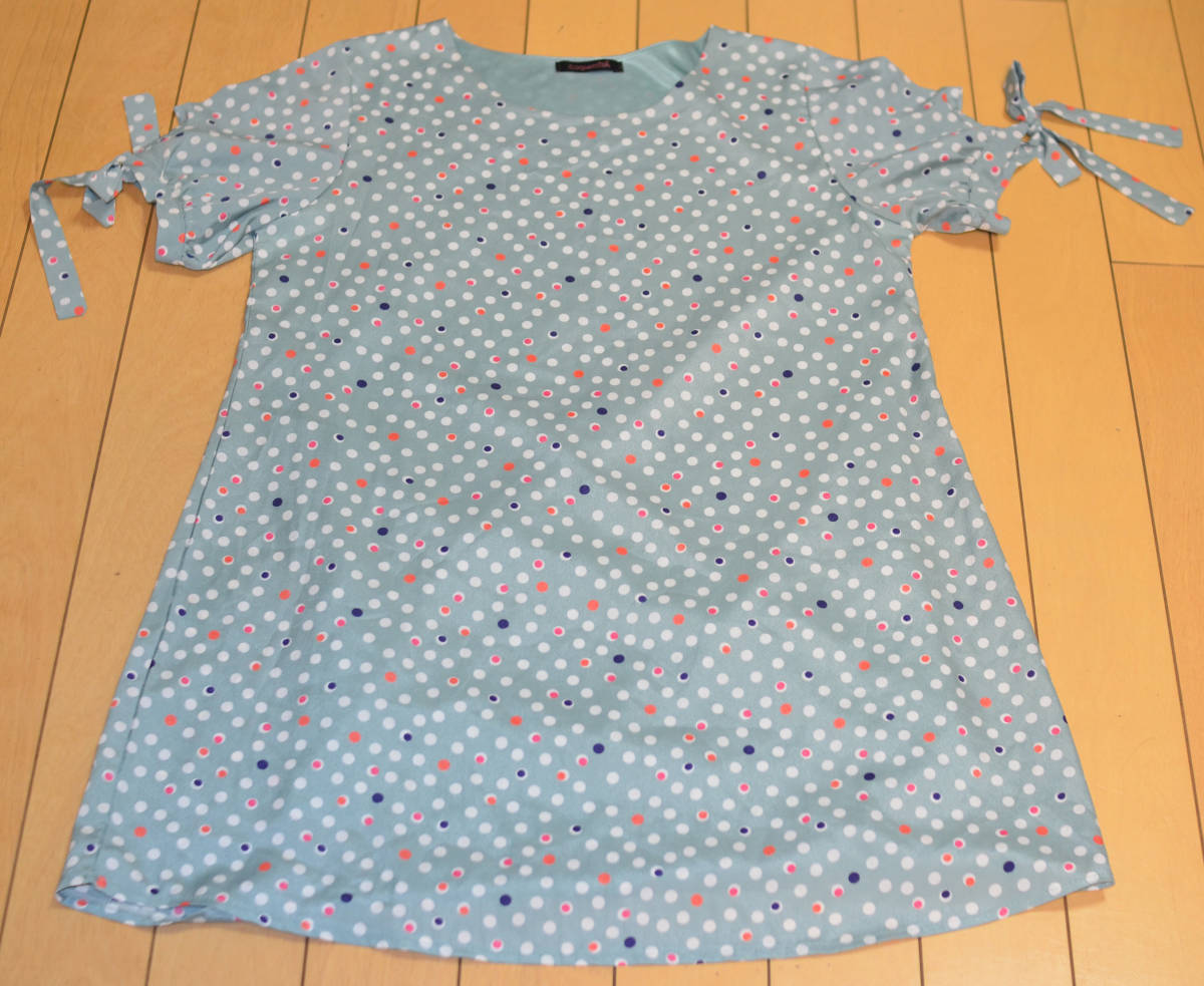 送料185円●coquettish●半袖 チュニック M-Lサイズ 美品拍卖