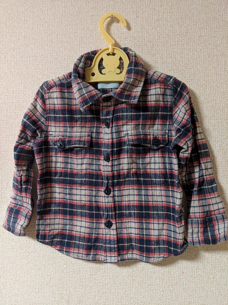 GLOBRL WORK/95 チェックネルシャツ拍卖