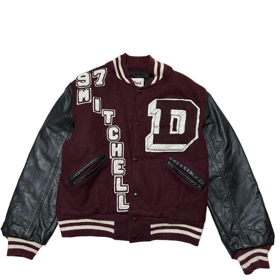 【90s】米国製 Van Ginkel's  フルデコ レザー スタジャン サイズ42拍卖