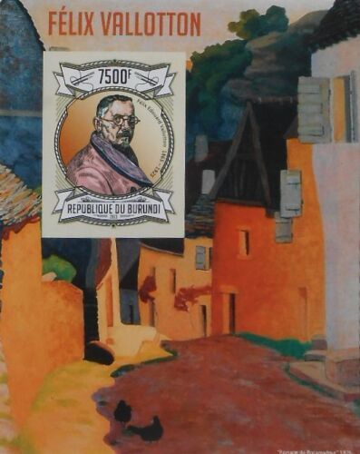 ブルンジ切手『フェリックス・ヴァロットン』無目打 2013拍卖
