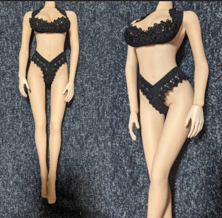 1/6ドール用 TBLeague ファイセンS07 クールガール ブラックブラ&ショーツ拍卖