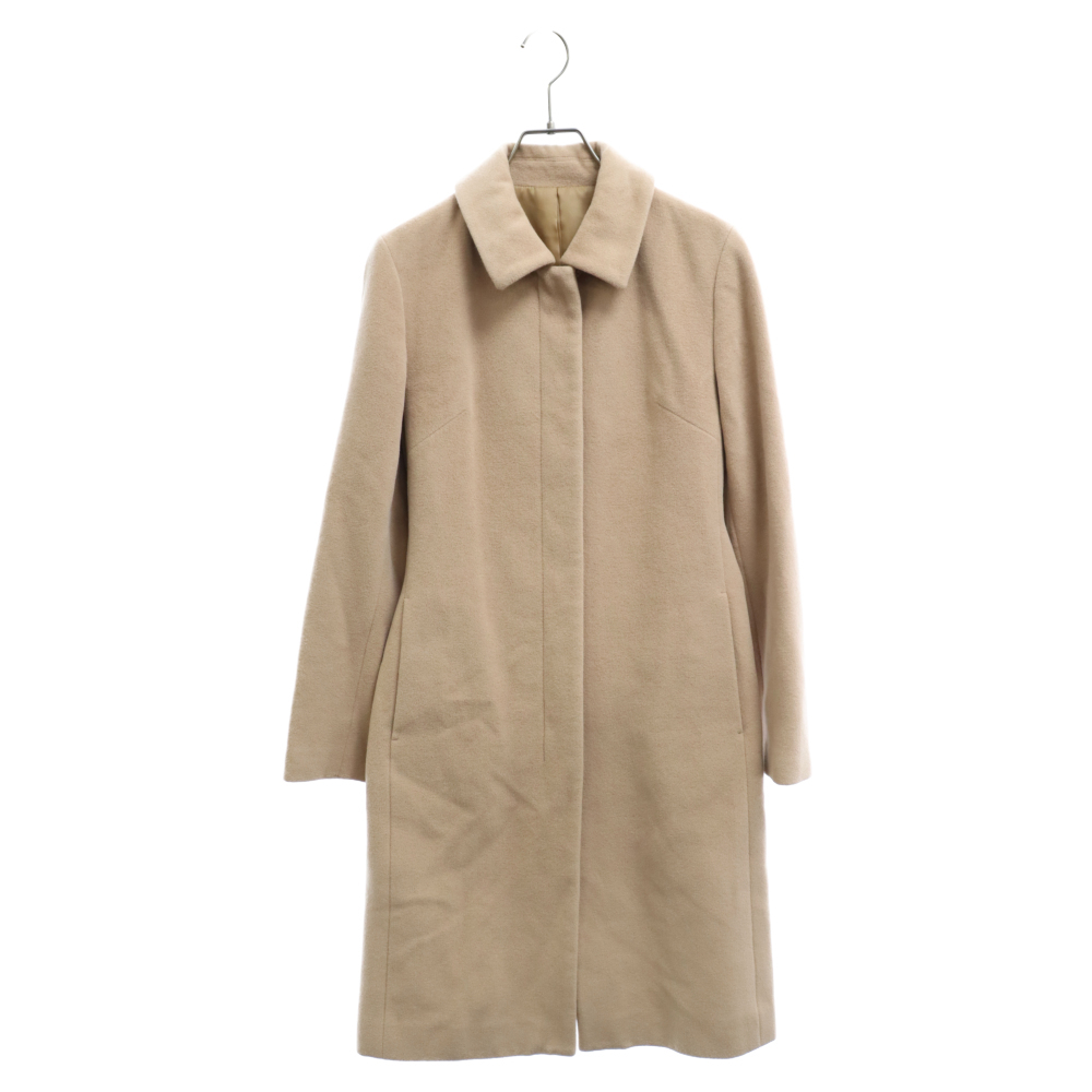 ef-de エフデ ウールロングコート ベージュ レディース拍卖