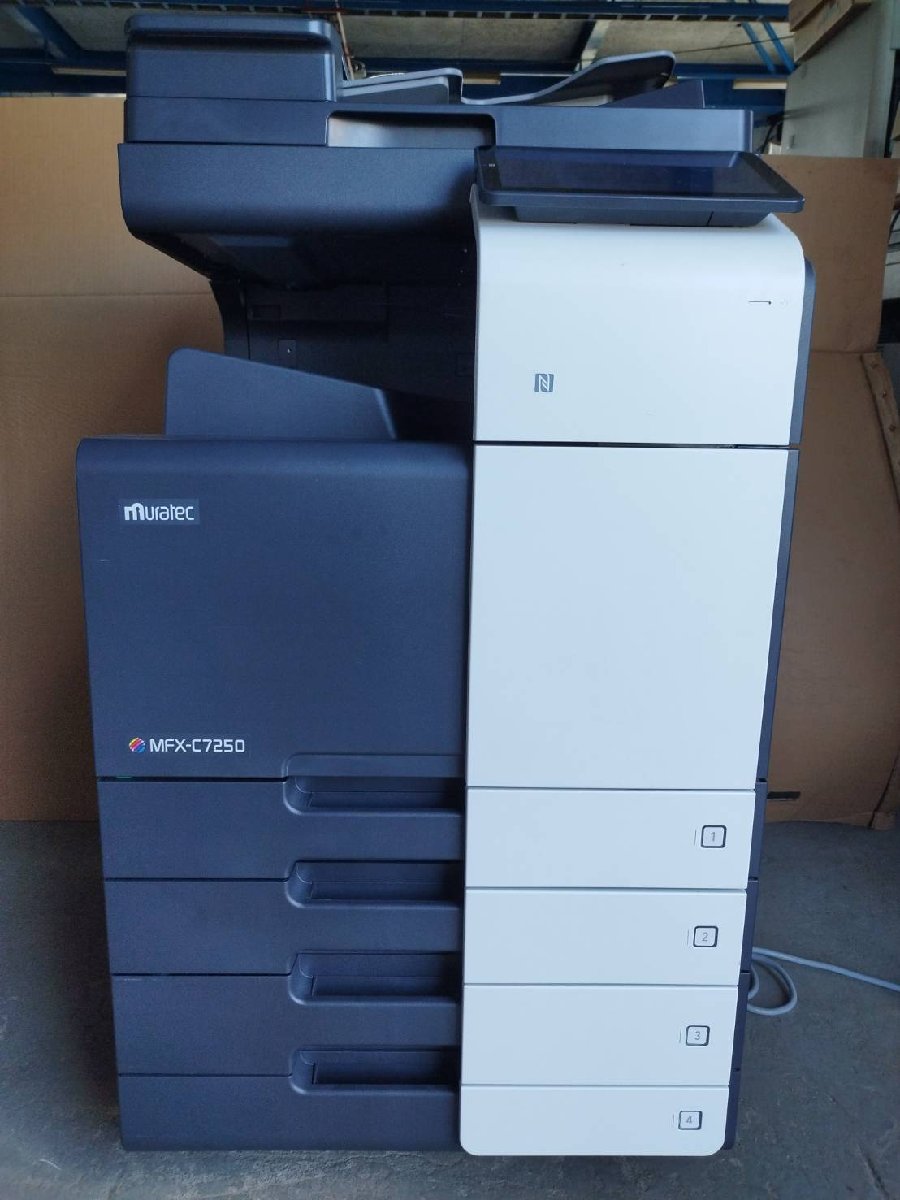 ■カウンタ2094枚★muratec ムラテック / MFX-C7250 /A3カラー複合機/ 4段給紙 / 自動両面印刷 //取説CD付/大型液晶パネル【C0908Z5BH】拍卖