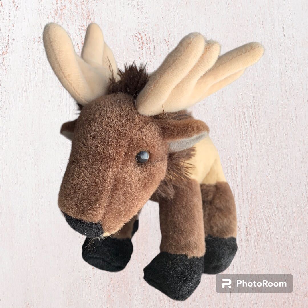 ぬいぐるみ ワイルドリパブリック エルク シカ 鹿 トナカイ 人形 世界的 ブランド 動物拍卖