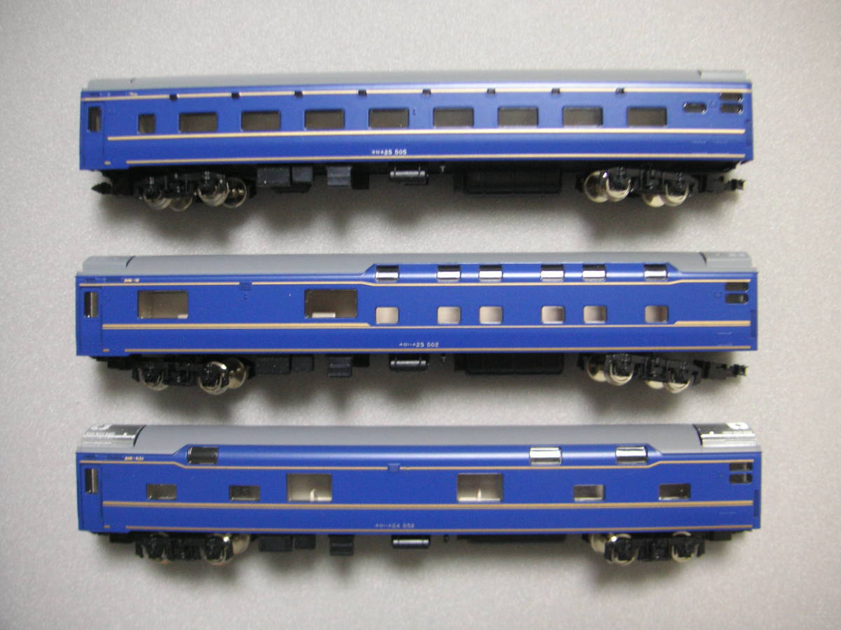 ★☆トミックス 24系25型(北斗星 東日本) A寝台等(オロネ25 オロハネ24 オロハネ25) 計3両拍卖