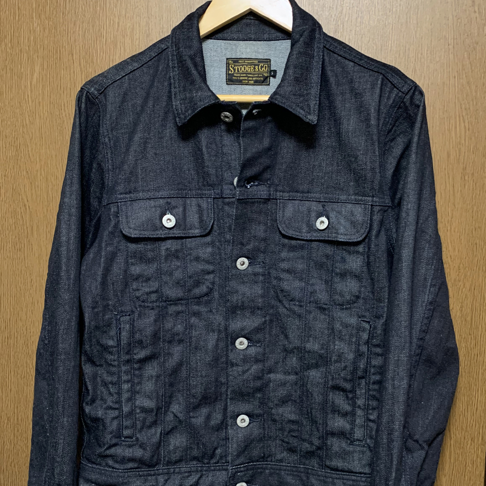 S STOOGE & CO / ストゥージ&コー ブラック ストレッチ素材 ジージャン拍卖