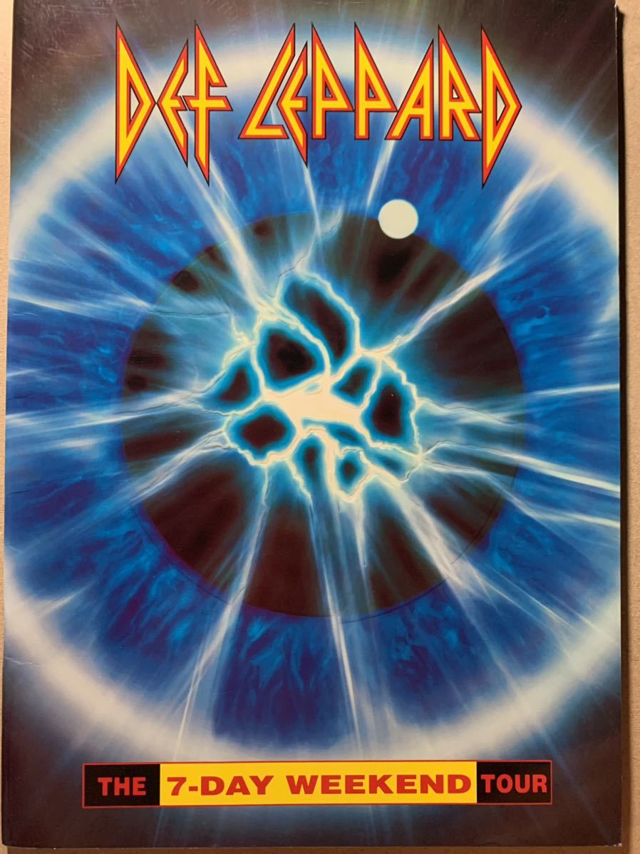 パンフ デフレパード DEF LEPPARD 7-Day Weekend Tour 1992 93 パンフレット拍卖