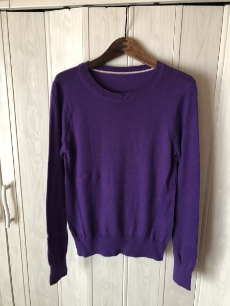 ◆SISVEIL/パープルの薄手ニット◆v拍卖