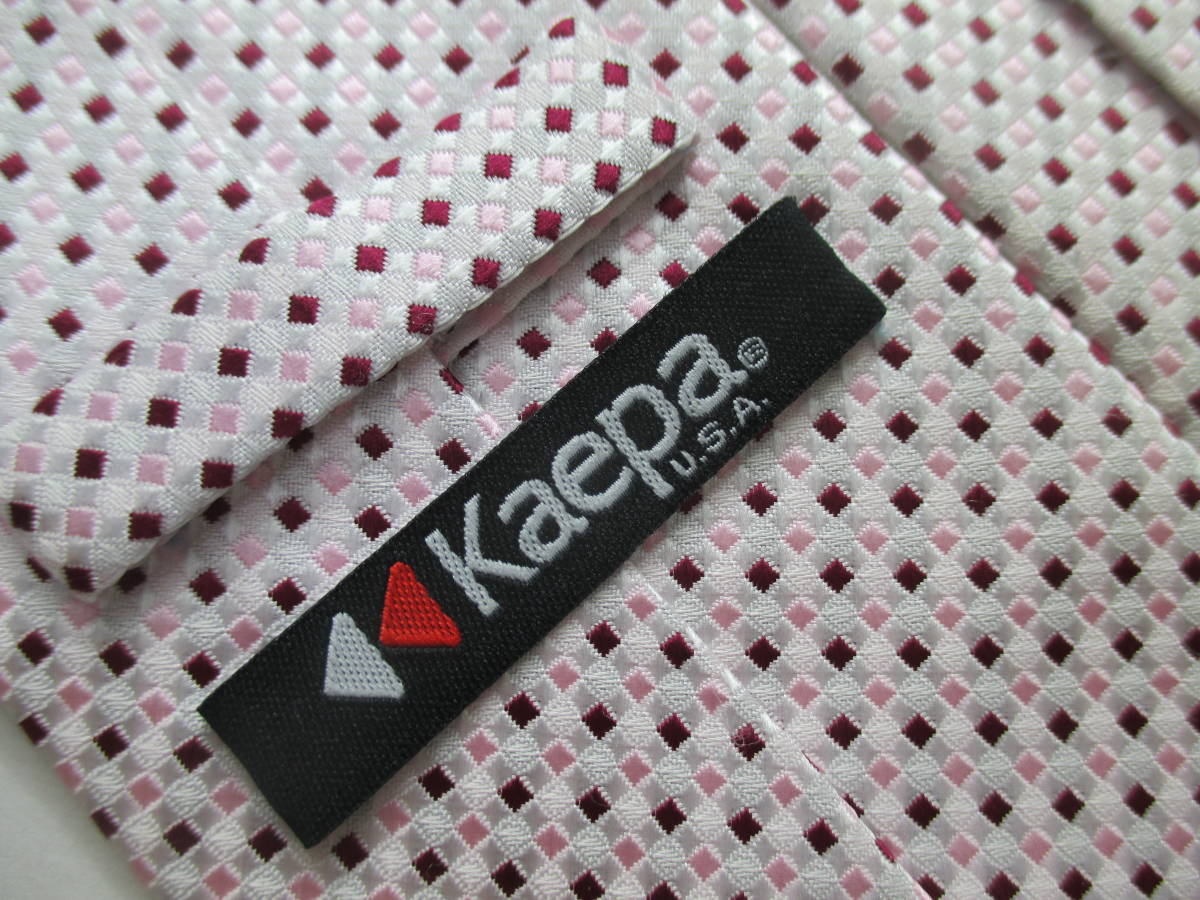 ☆ネクタイ◇ケイパ Kaepa ◇中古品◇その他の柄・ピンク色系◇第30弾ブランドがいっぱい◇30-66◇拍卖
