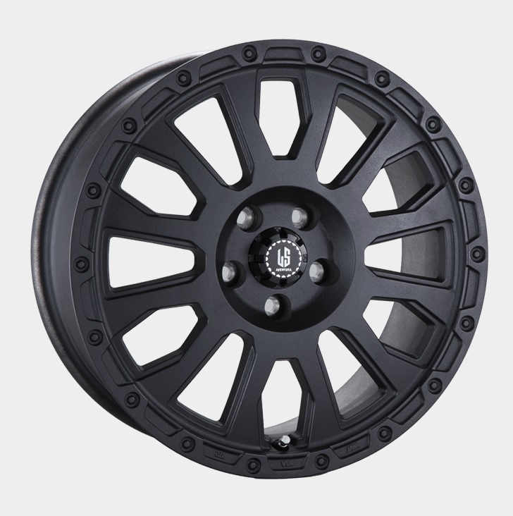 新品 4本セット AVENTURA アヴェンチュラ リンクルブラック 17インチ 7J +38 114.3/5H RAV4 デリカ D5 【N410】拍卖