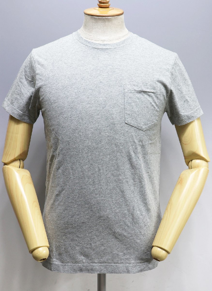 J.CREW (ジェイクルー) WASHED POCKET T-SHIRT / ウォッシュド ポケットTシャツ #53623 未使用品 グレー size S拍卖