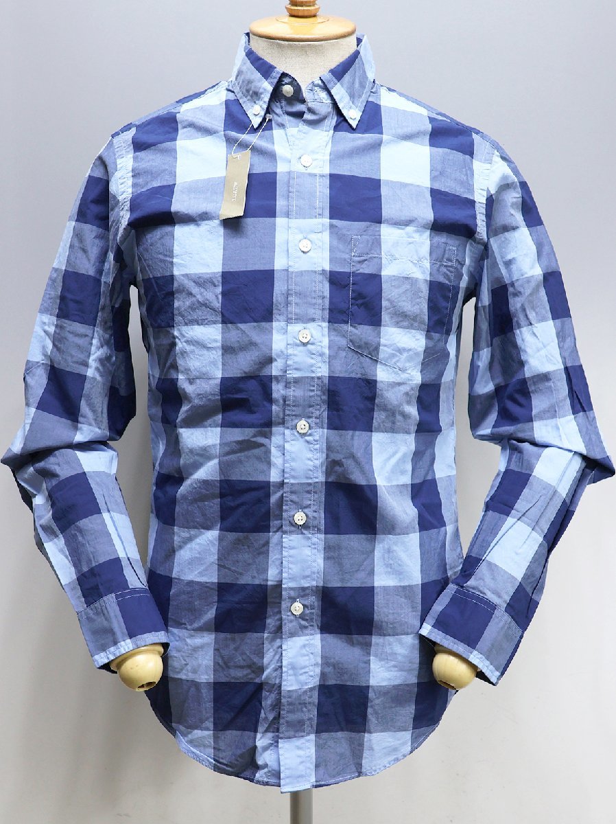 J.CREW (ジェイクルー) LIGHT WEIGHT B.D.SHIRT / ライトウェイト ボタンダウンシャツ #14903 未使用品 ブルー size XS拍卖