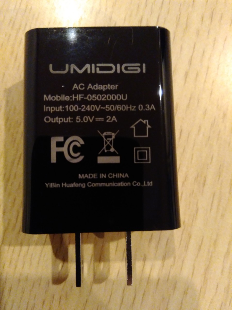 UMIDIGI ACアダプター HF-0502000U 5V2A拍卖