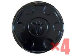 ■新品■トヨタ純正 FJクルーザー ブラック スチールホイールホイルセンターキャップ 4個セット GSJ15W TOYOTA拍卖