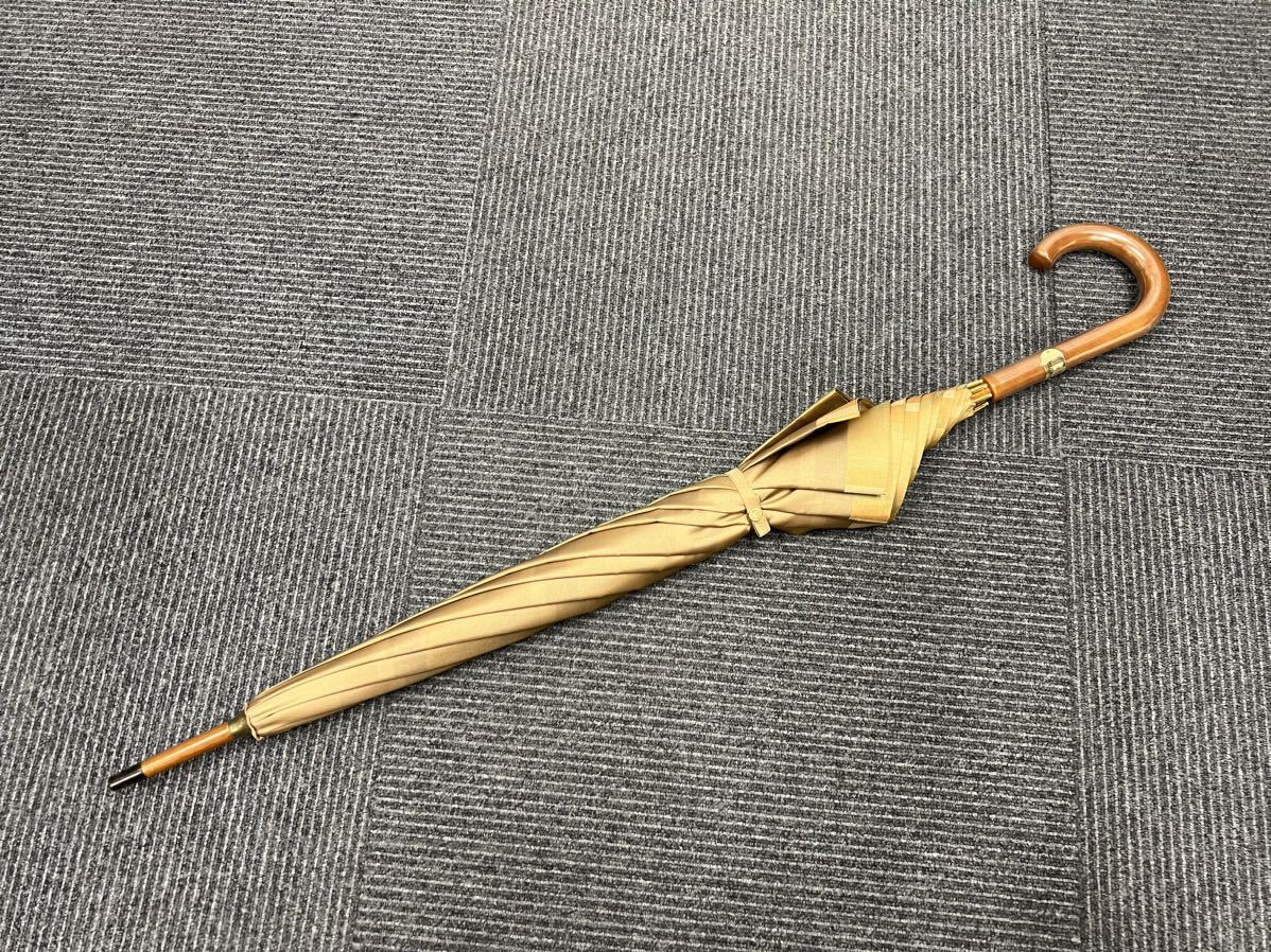 ミラショーン 本物 mila schon ベージュ おしゃれ 傘 全長90cm 雨傘 アンブレラ 雨具 長傘 メンズ レディース拍卖