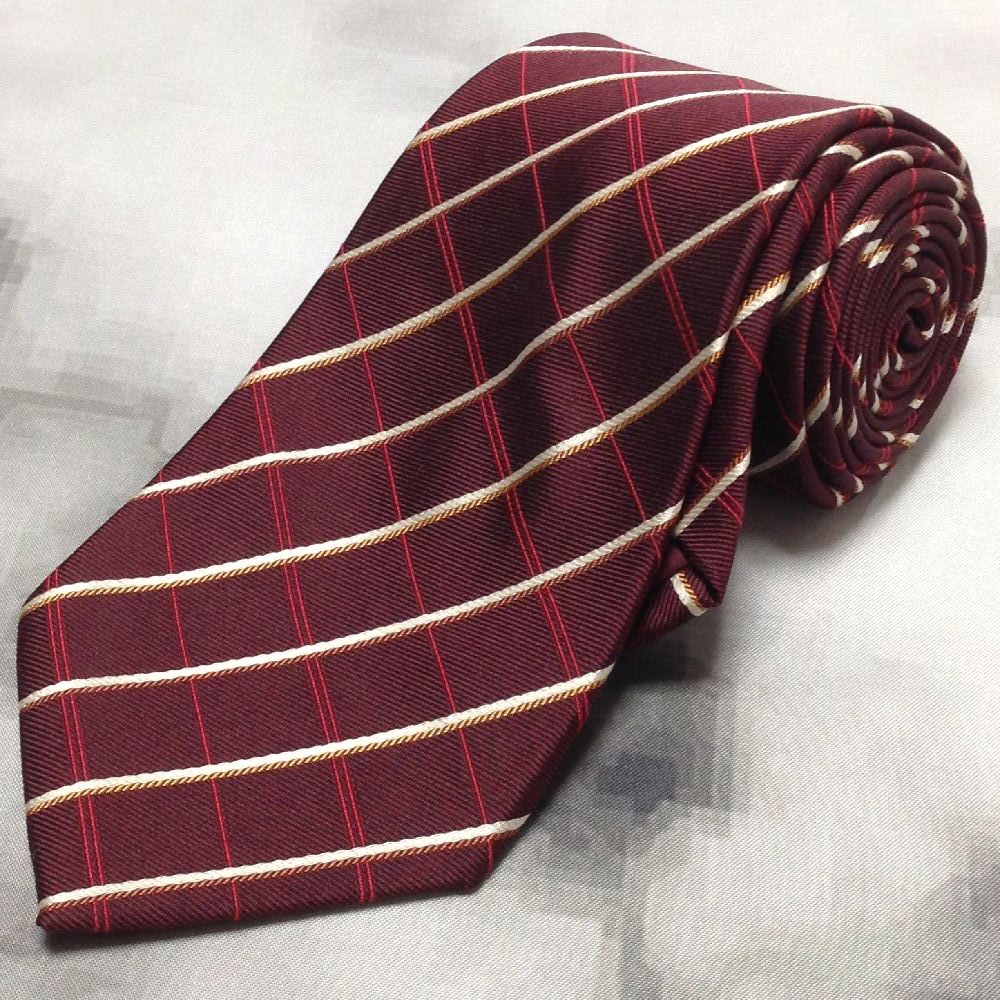 リーガル REGAL 美品 微光沢 ネクタイ シルク100% パターン柄 Y-008179 ゆうパケット拍卖