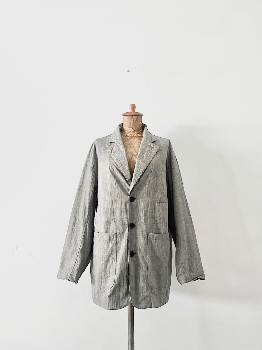 UNIVERSAL SEVEN グレンチェック コットンジャケット コットン拍卖