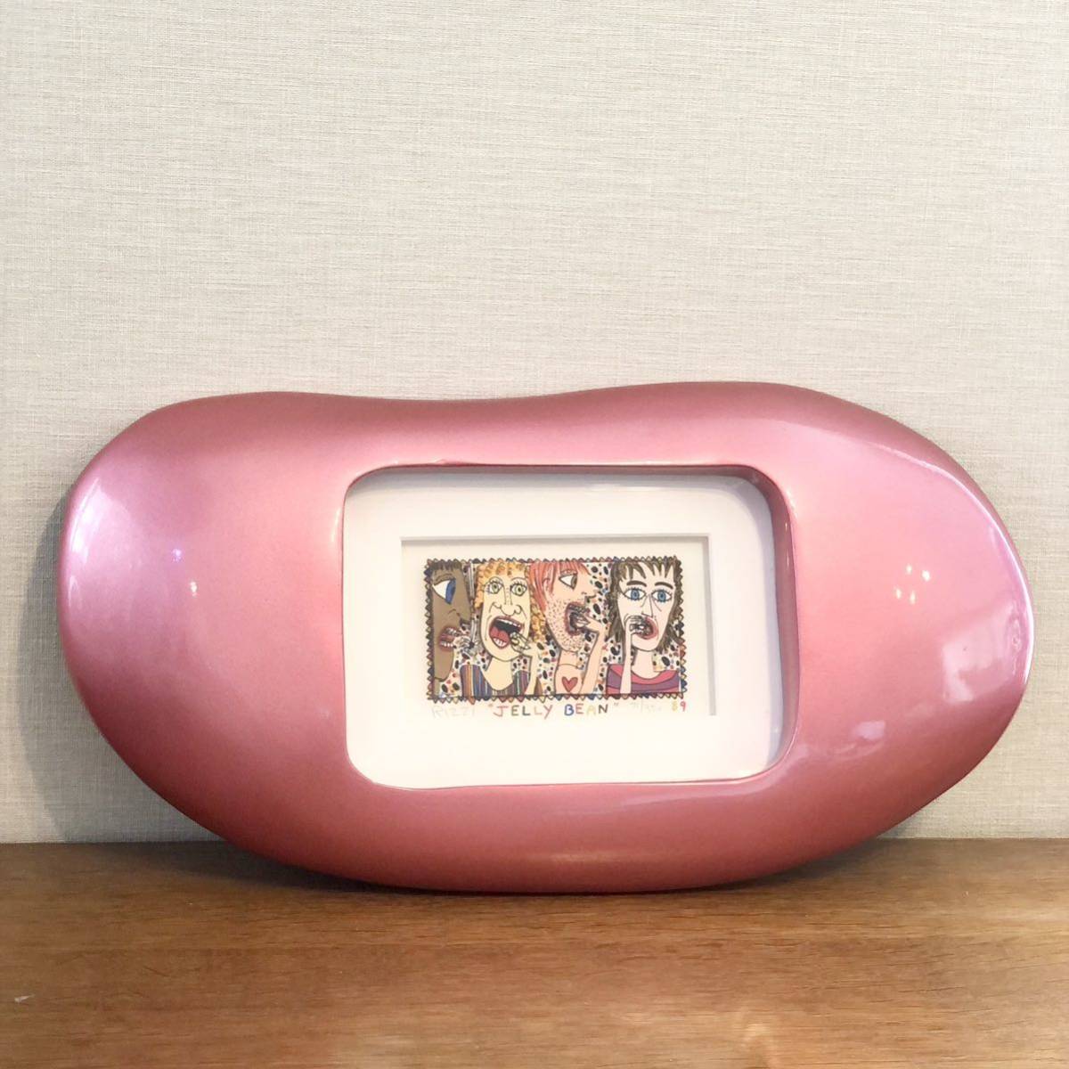 【希少】ジェームス・リジィ シルクスクリーン 「JELLY BEAN」サイン入り拍卖