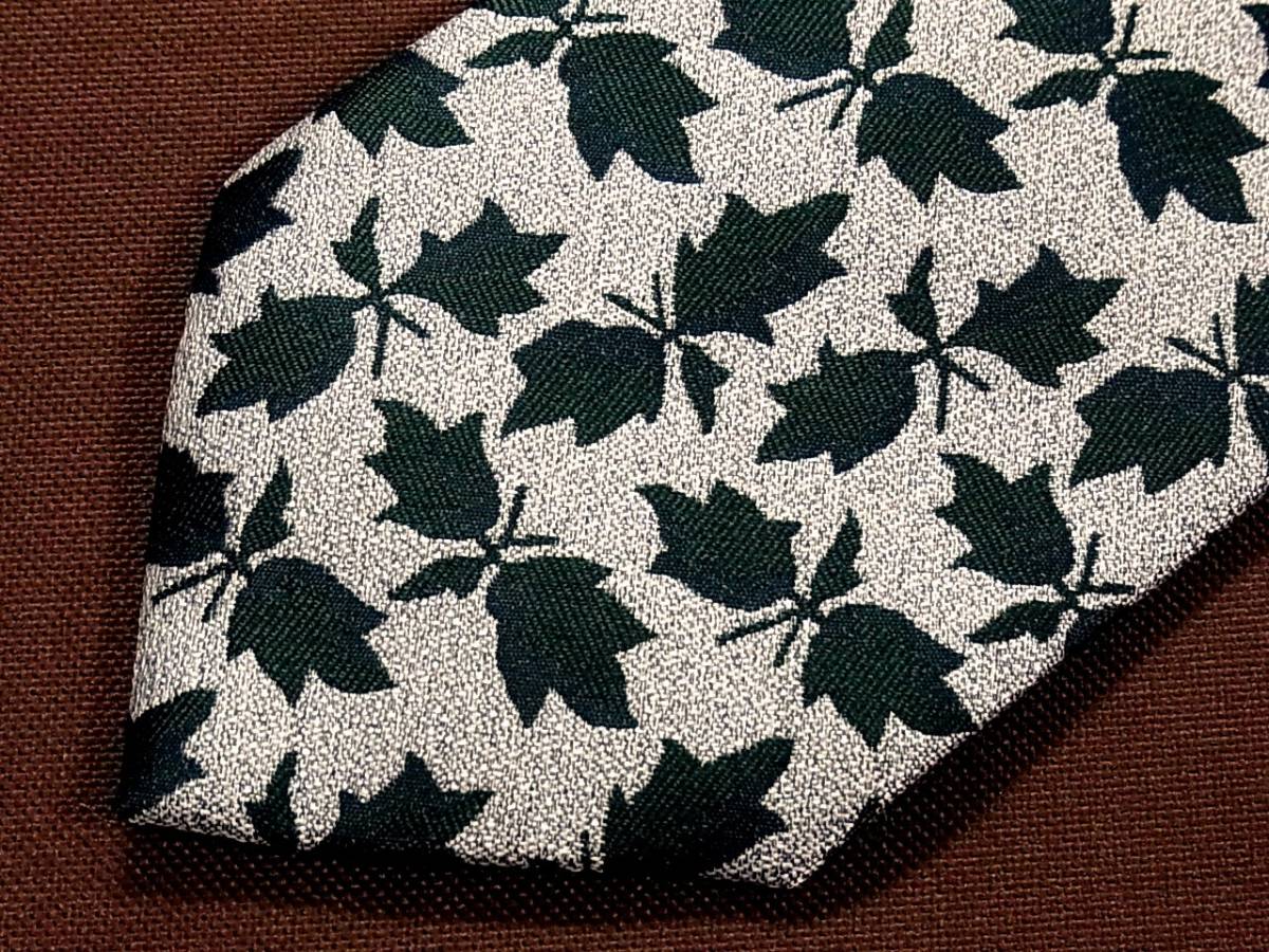 ☆♪♪★LA1022美品【葉】ネクタイ★緑拍卖