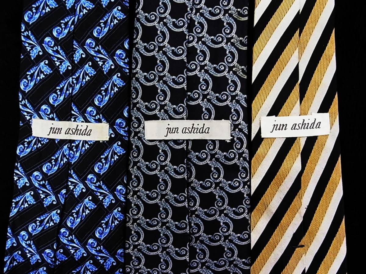 C0126【3本組】●【芦田 淳】ジュン アシダのネクタイ■拍卖