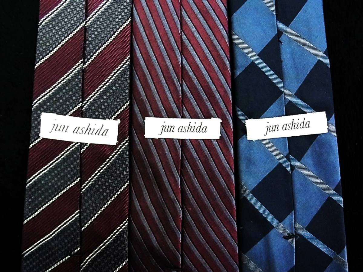 C0127【3本組】●【芦田 淳】ジュン アシダのネクタイ■拍卖
