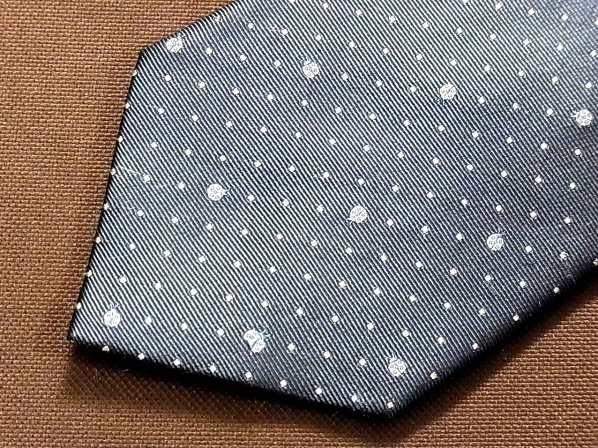 LA1175美品【テントウ虫/ドット/刺繍】ネクタイ★拍卖