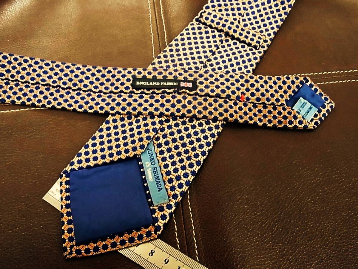 d1426美品【島田 順子】ジュンコ シマダ細7.7㎝ネクタイ■ナロータイ拍卖