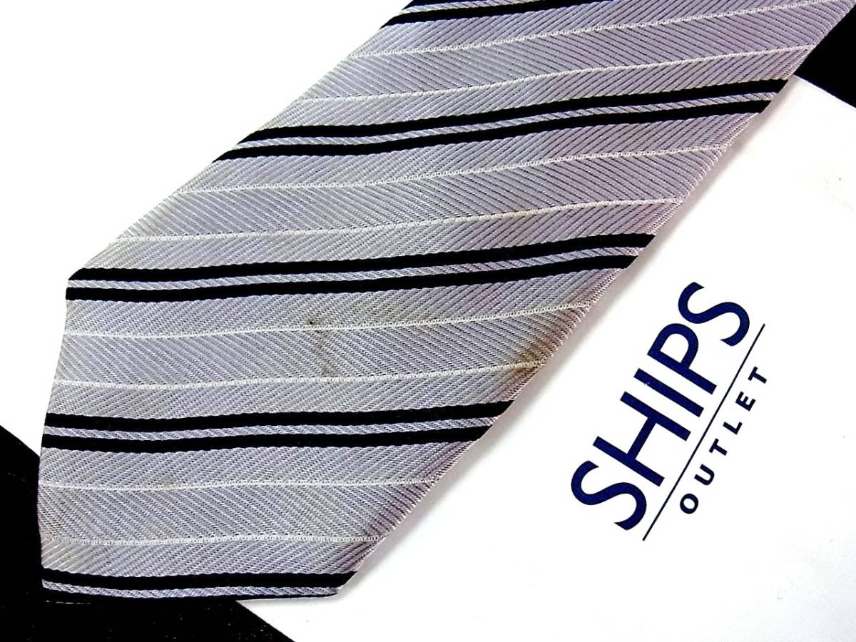 超SALE!5-7641★シップス【ストライプ】ネクタイ拍卖