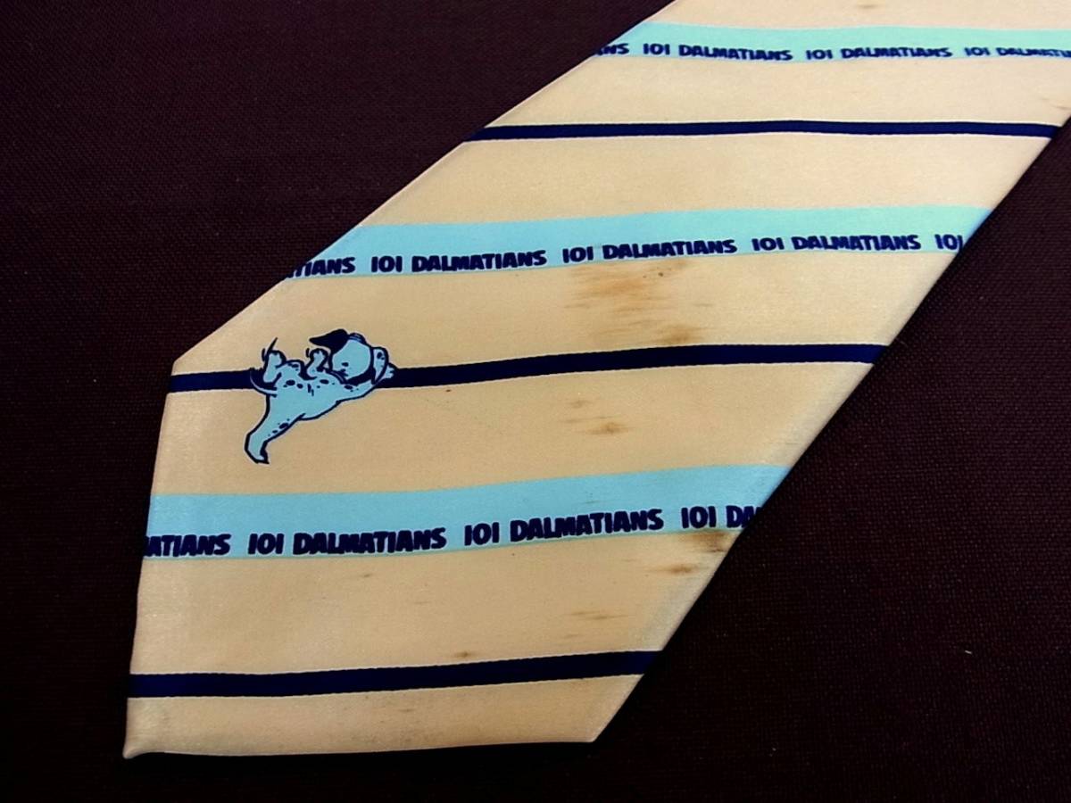 0^o^0ocl♪FK2758 ディズニー【101匹わんちゃん】ネクタイ拍卖