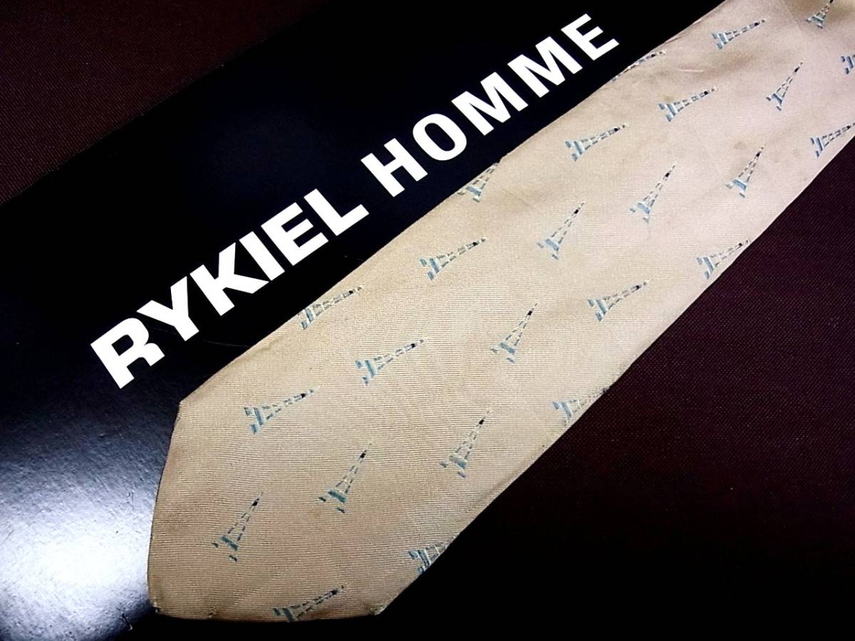 0^o^0ocl♪FK3088 ソニア・リキエル【東京タワー・建物】ネクタイ拍卖