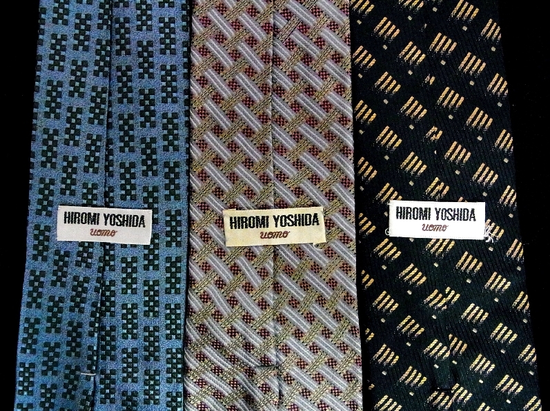 C0078【3本組】●【ヨシダ ヒロミ】のネクタイ●拍卖