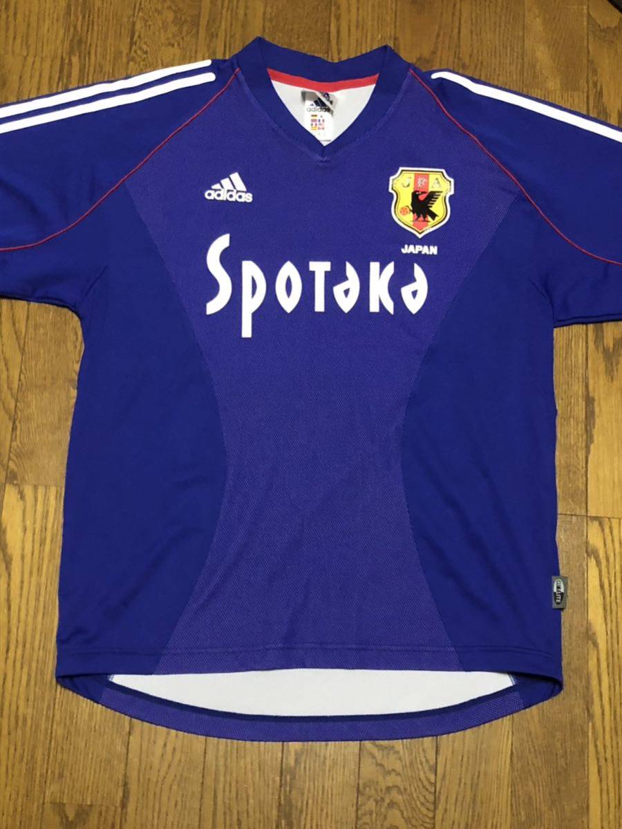 【企業物】2002年 サッカー日本代表ユニフォーム Spotaka 販促用ユニフォーム アディダス拍卖