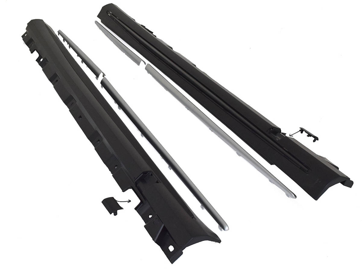 W222 サイド ステップ 未塗装 クロームフィン 後期S63/S65type ロング用 メルセデス ベンツ Sクラス 国内発送 即納 カスタム エアロ拍卖