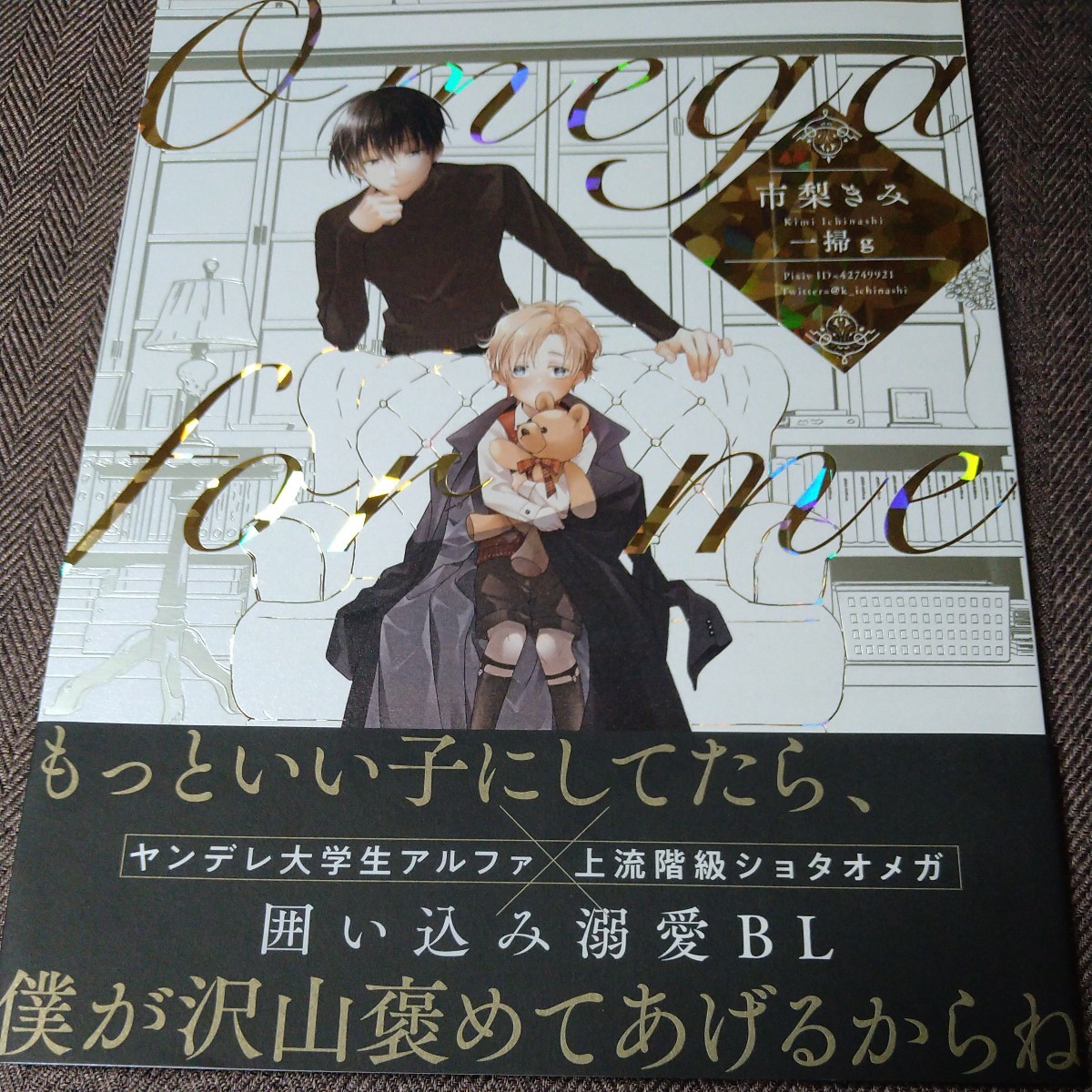 市梨きみ 「僕の為のオメガ」年齢逆転 さよならアルファ商業番外編 初版装丁 一掃g拍卖